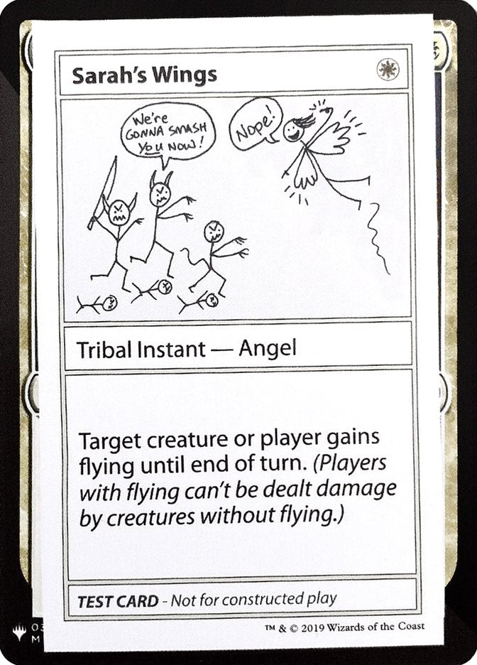 Sarah's Wings [Tarjetas de prueba de juego de refuerzo misterioso] 