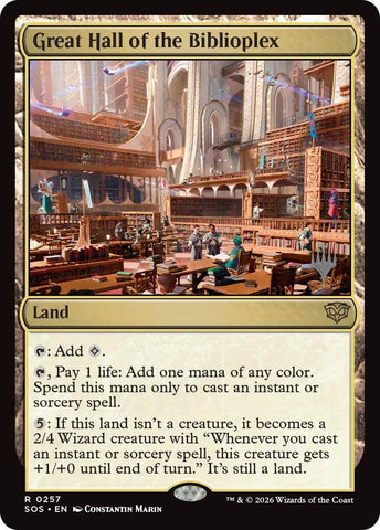 Great Hall of the Biblioplex [Secrets of Strixhaven Promos]