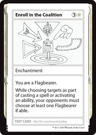 Inscríbase en la Coalición (Edición 2021) [Tarjetas de prueba de juego Mystery Booster] 