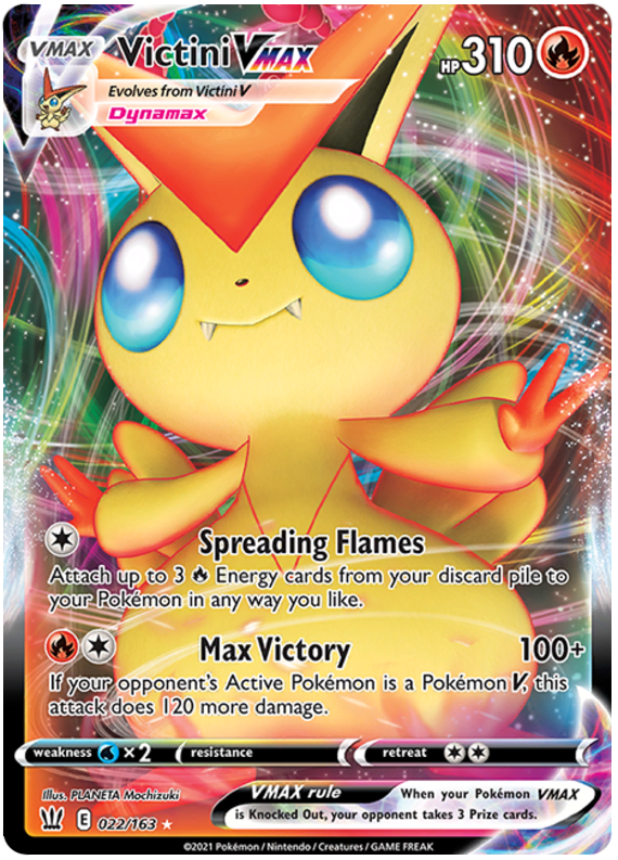 Victini VMAX (022/163) [Espada y escudo: estilos de batalla] 