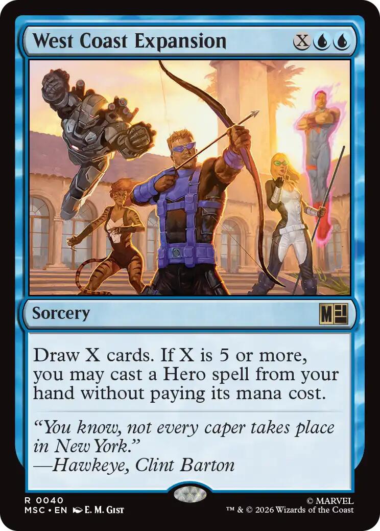 West Coast Expansion (Surge Foil) [Marvel Super Heroes Commander]