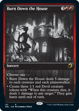 Quemar la casa [Innistrad: función doble] 