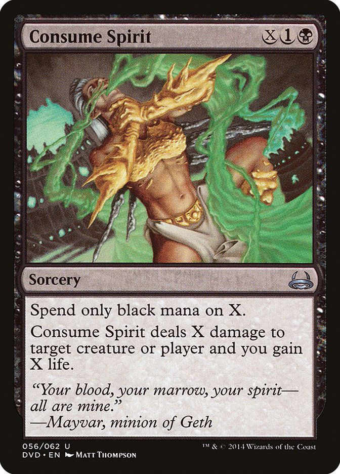 Consumir espíritu (divino contra demoníaco) [Antología de Duel Decks] 
