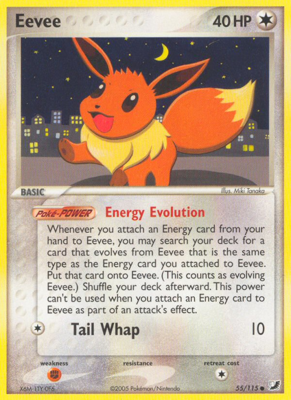 Eevee (55/115) [EX: Fuerzas invisibles] 
