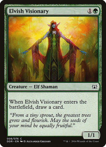 Visionario élfico [Mazos de duelo: Nissa contra Ob Nixilis] 