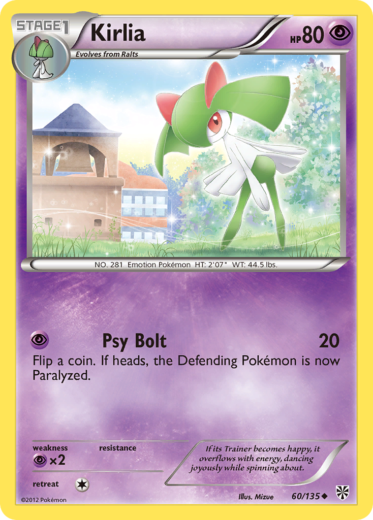 Kirlia (60/135) [Blanco y negro: Tormenta de plasma] 