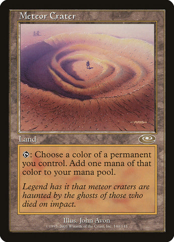 Cráter del meteorito [Cambio de plano] 