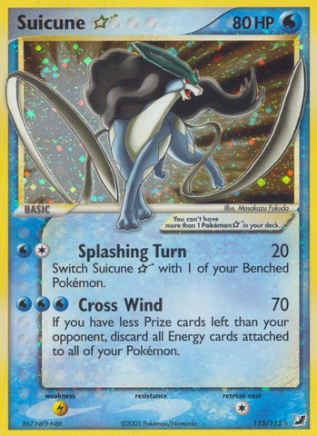 Suicune Star (115/115) [EX: Fuerzas invisibles] 
