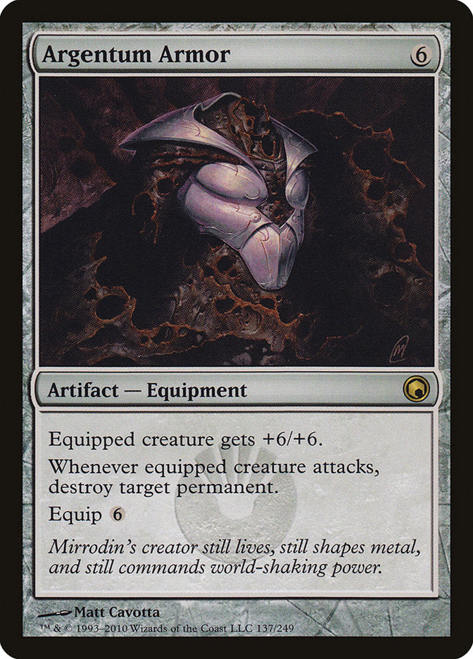 Armadura Argentum [Cicatrices de Mirrodin] 