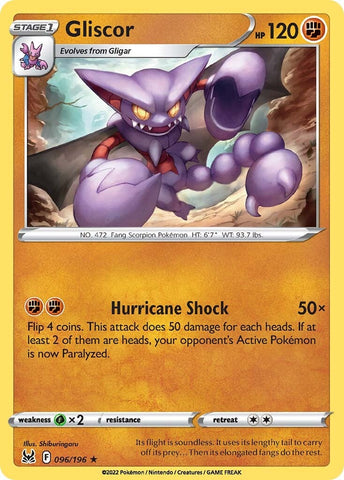 Gliscor (096/196) [Espada y escudo: Origen perdido] 