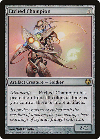 Campeón grabado [Cicatrices de Mirrodin] 