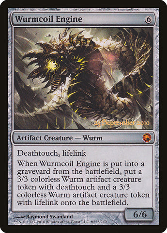 Motor Wurmcoil [Promociones de presentación de Scars of Mirrodin] 
