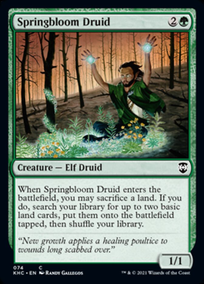 Druida Springbloom [Comandante de Kaldheim] 
