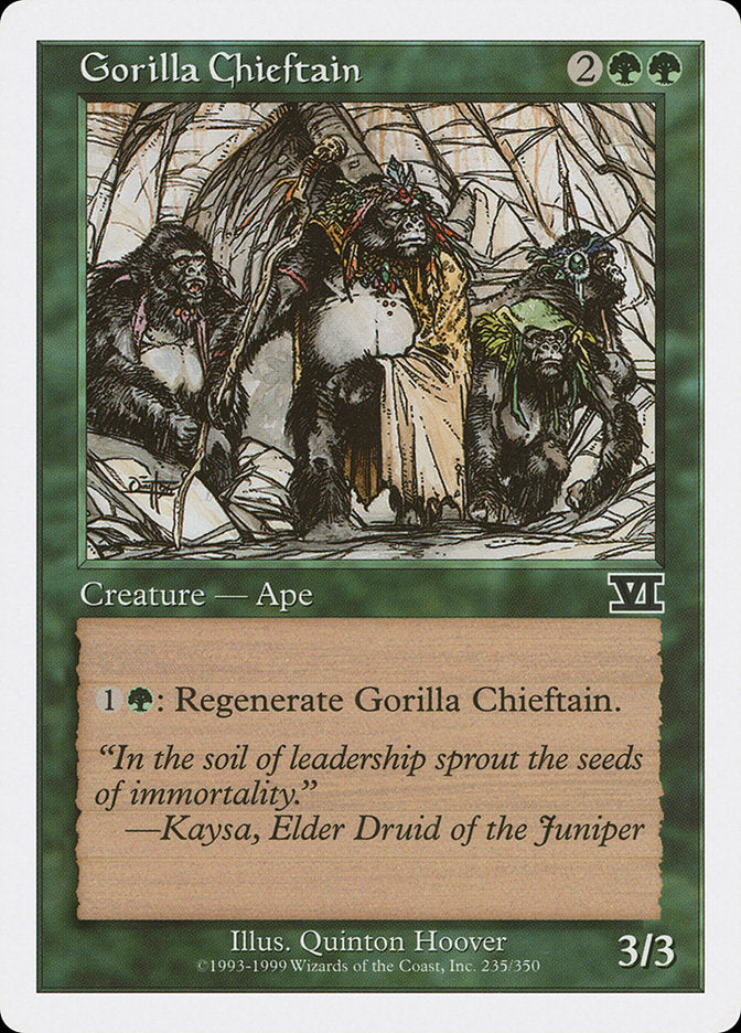 Gorilla Chieftain [Clásico Sexta Edición] 