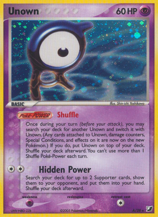 Unown (A/28) [EX: Fuerzas invisibles] 