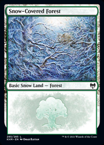 Bosque cubierto de nieve (285) [Kaldheim] 