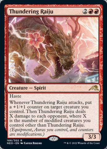 Thundering Raiju [Kamigawa: Dinastía Neón] 