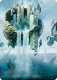 Tarjeta artística de Isla 2 [Serie de arte Zendikar Rising] 