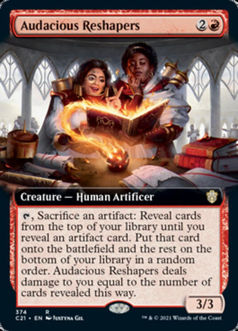Reformadores audaces (arte extendido) [Commander 2021] 