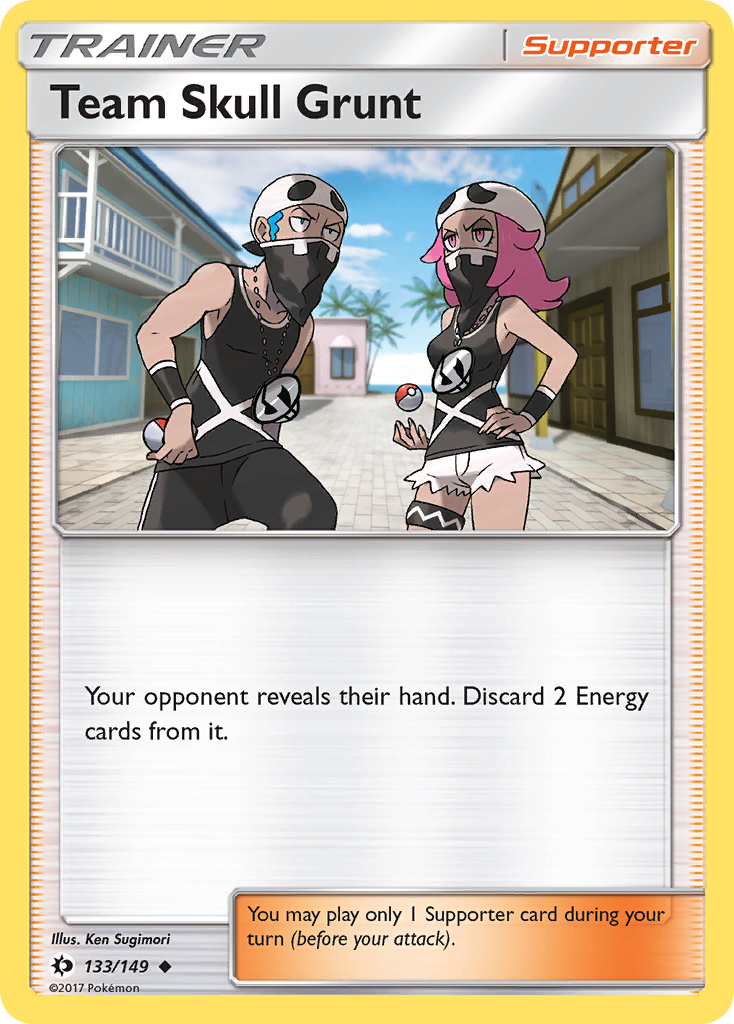 Team Skull Grunt (133/149) [Sol y Luna: Conjunto básico] 