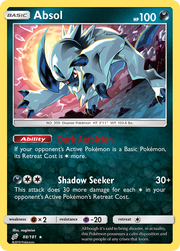 Absol (88/181) [Sol y Luna: forman equipo] 