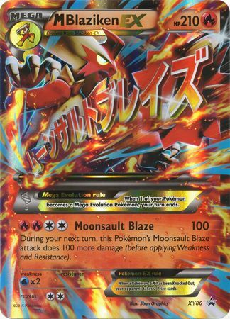 M Blaziken EX (XY86) (Tarjeta Jumbo) [XY: Black Star Promos] 