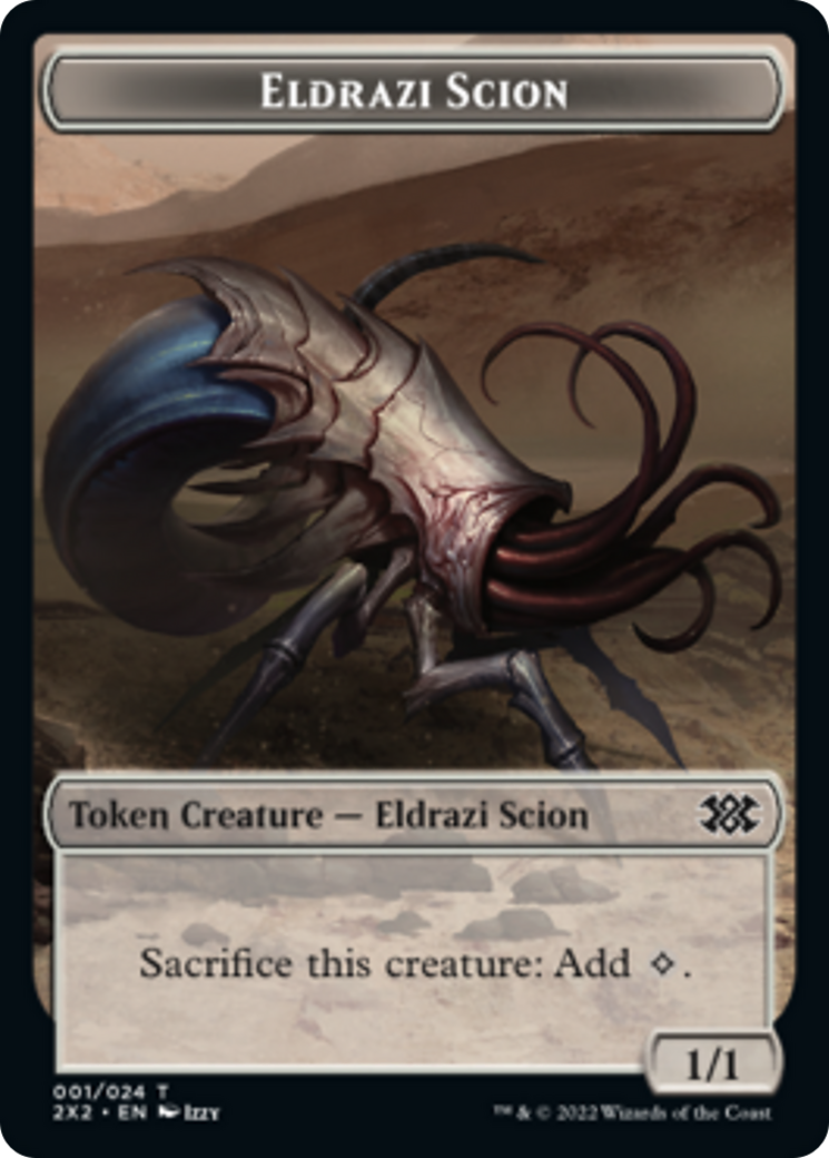 Drake // Ficha de doble cara Eldrazi Scion [Fichas Double Masters 2022] 
