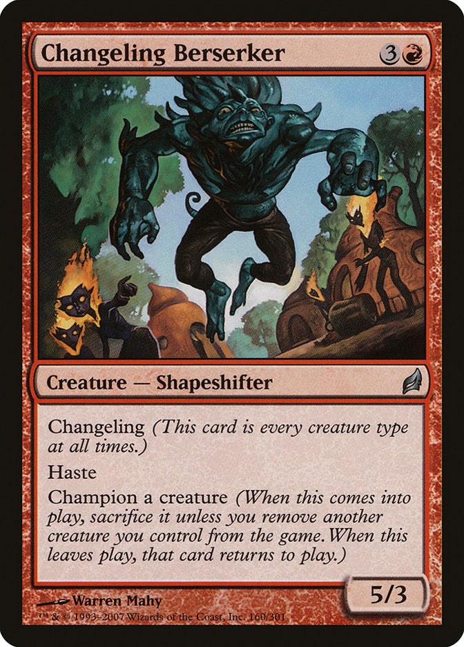 Berserker cambiante [Lorwyn] 