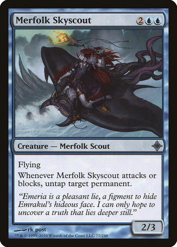 Explorador celeste tritón [El ascenso de los Eldrazi] 