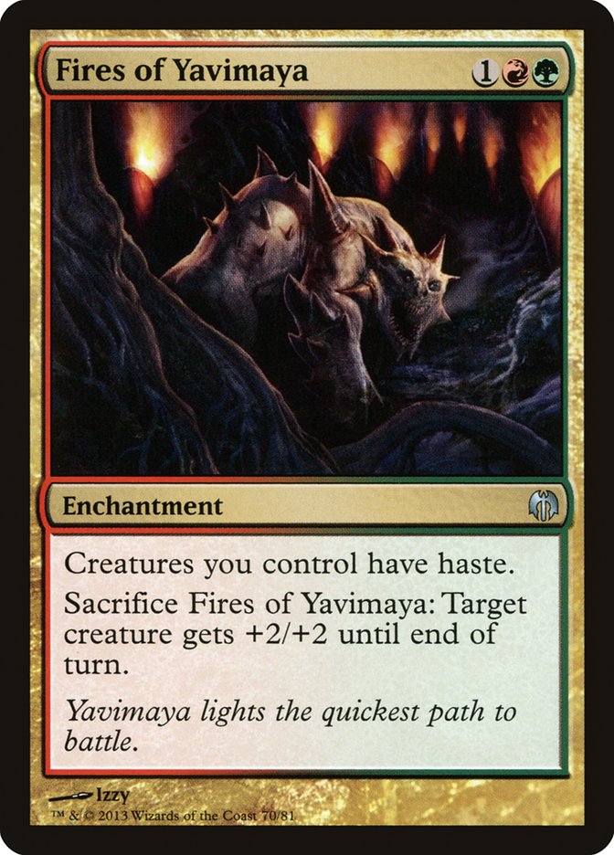 Fuegos de Yavimaya [Duel Decks: Héroes contra Monstruos] 