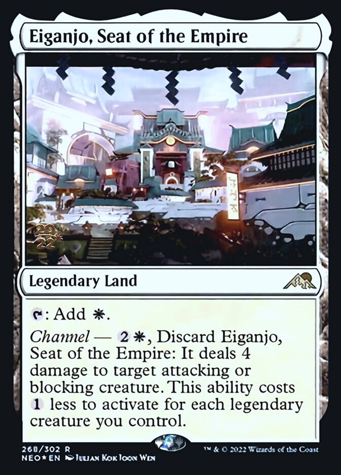 Eiganjo, sede del imperio [Kamigawa: Promociones de presentación de Neon Dynasty] 