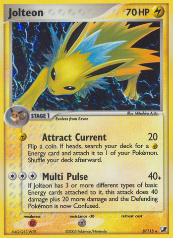 Jolteon (8/115) [EX: Fuerzas invisibles] 