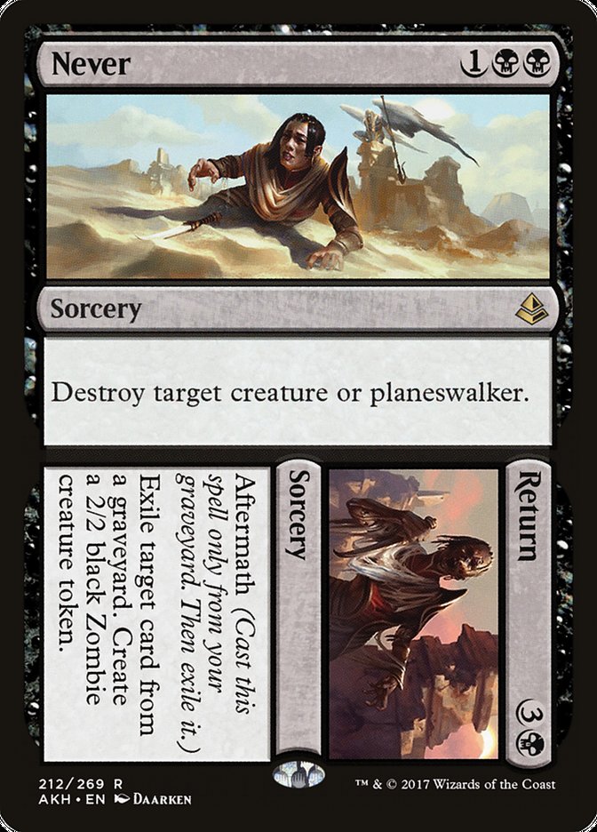 Nunca // Regresar [Amonkhet] 