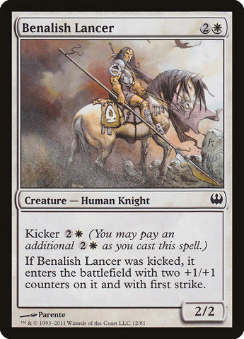Benalish Lancer [Mazos de duelo: Caballeros contra dragones] 