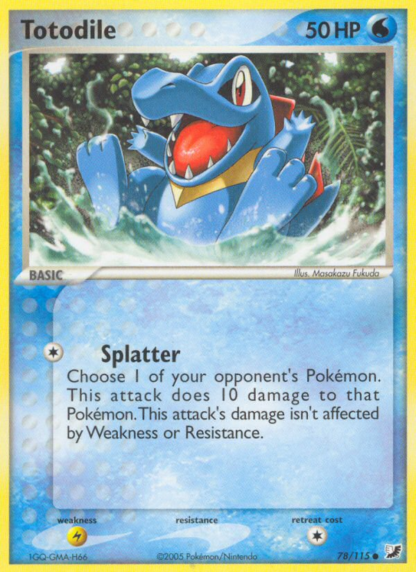 Totodile (78/115) [EX: Fuerzas invisibles] 