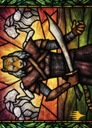 Tarjeta de arte Zar Ojanen, vástago de Efrava (firma estampada en oro) [Serie de arte Dominaria United] 