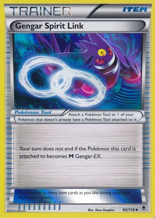 Gengar Spirit Link (95/119) (Exclusivo de Holo Gamestop alternativo) [XY: Phantom Forces] 