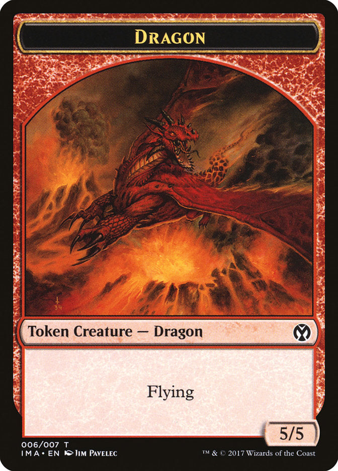 Ficha de Dragón (006/007) [Fichas de Maestros Icónicas] 
