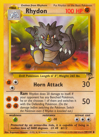 Rhydon (59/130) [Conjunto básico 2] 