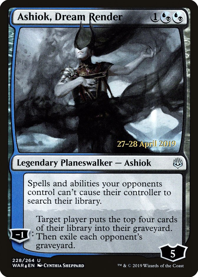 Ashiok, Dream Render [Promociones de presentación de War of the Spark] 