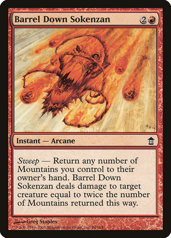 Barrel Down Sokenzan [Salvadores de Kamigawa] 