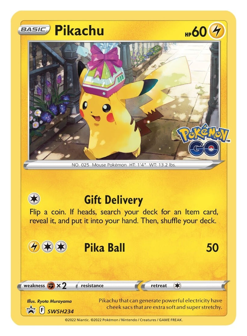 Pikachu (SWSH234) [Espada y escudo: Promociones de Black Star] 