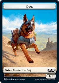 Perro // Ficha de doble cara Griffin [Fichas del conjunto básico 2021] 