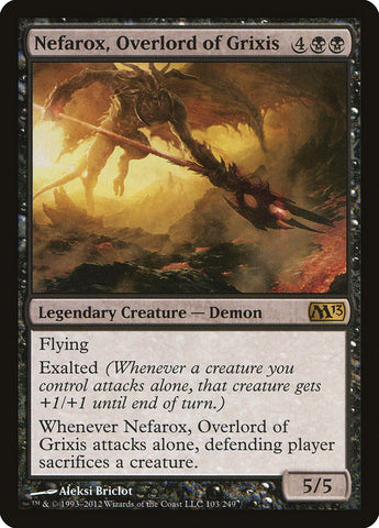Nefarox, Señor Supremo de Grixis [Magic 2013] 