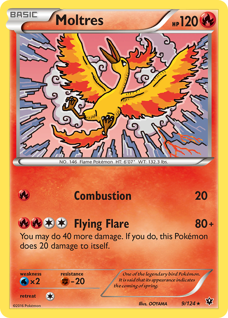 Moltres (9/124) [XY: Destinos en colisión] 