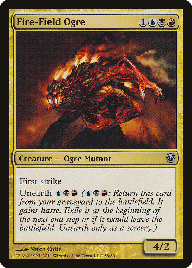 Ogro del campo de fuego [Mazos de duelo: Ajani contra Nicol Bolas] 