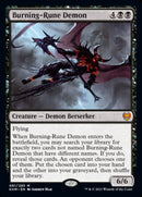 Demonio Runa Ardiente [Kaldheim] 