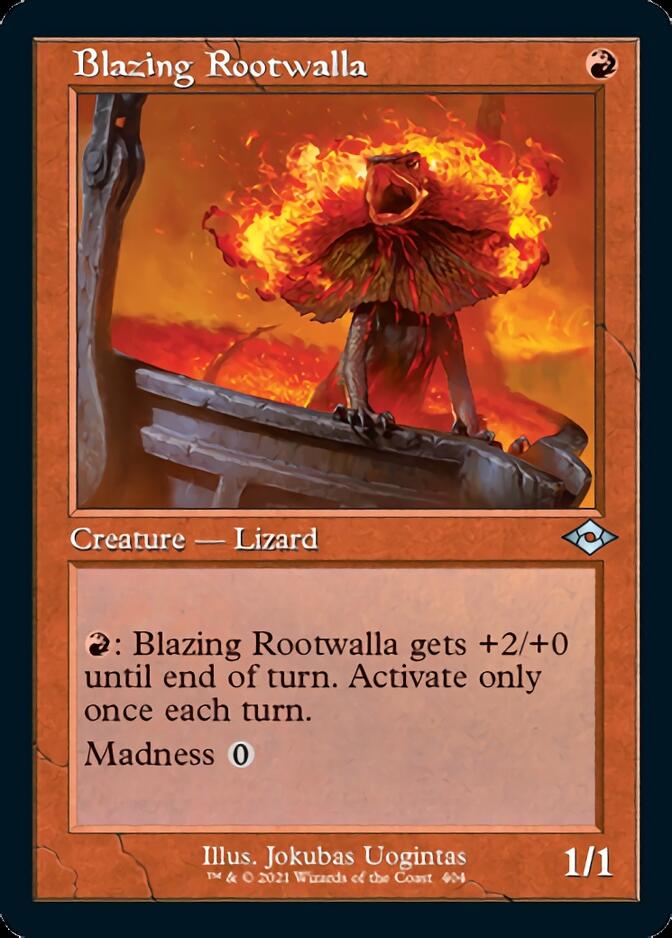Blazing Rootwalla (grabado en lámina retro) [Horizontes modernos 2] 