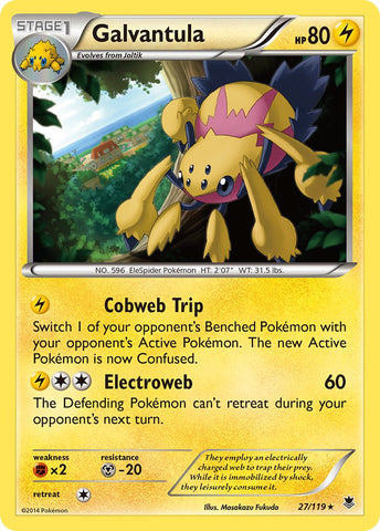 Galvantula(27/119) (Exclusivo de la cubierta temática) [XY: Phantom Forces] 