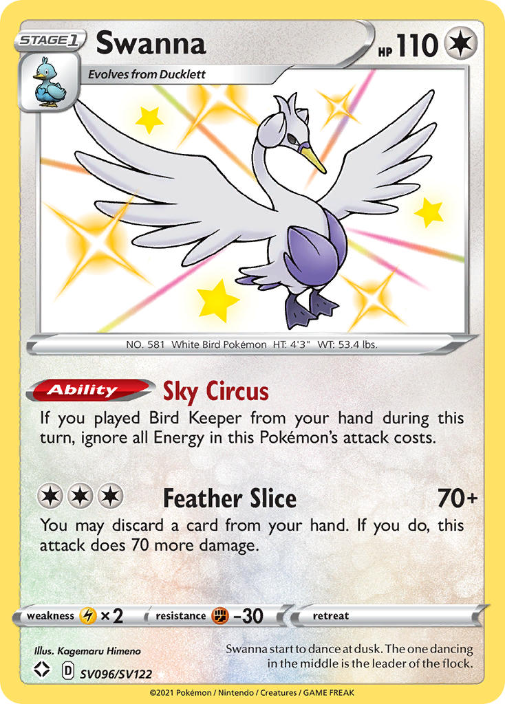 Swanna (SV096/SV122) [Espada y escudo: Destinos brillantes] 